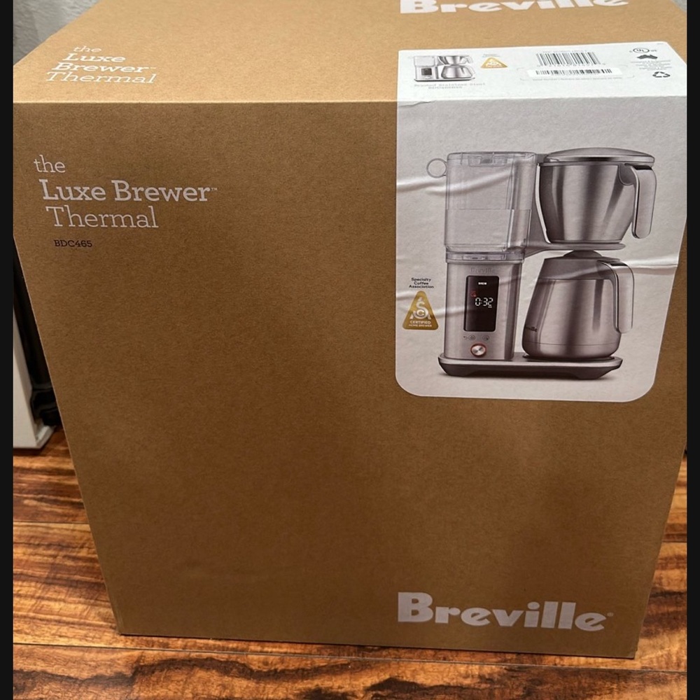 Breville Luxe Brewer Thermal in Silver brand new